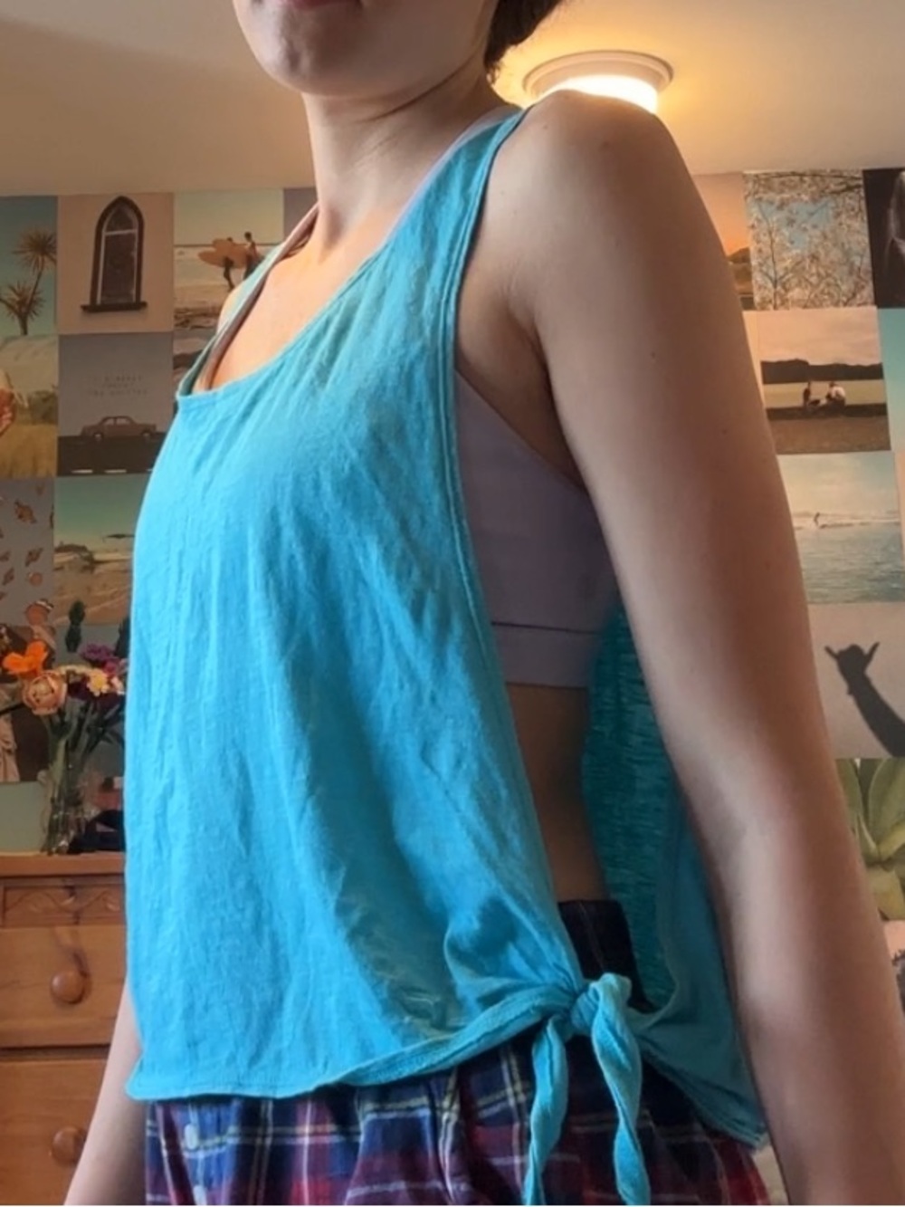 Pink Victorias Secret Open Side Tank